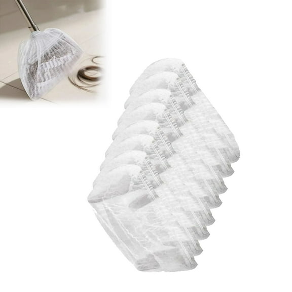 Eolstice Disposable Covers For Brooms, Multi-purpose Covers ly Capture Hair, Elastic Loop for Cleaning, Pet Hair, 100 Pieces Pack