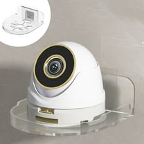 Eolstice Drill Free Security Camera Wall Mount Bracket, Easy Install Holder For Home Monitor And Mini Speakers, Adjustable Placement Solution For Indoor Surveillance Syste-ms