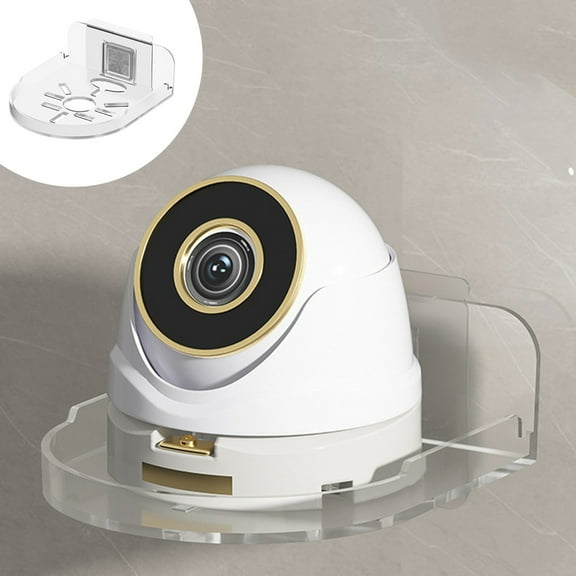 Eolstice Drill Free Security Camera Wall Mount Bracket, Easy Install Holder For Home Monitor And Mini Speakers, Adjustable Placement Solution For Indoor Surveillance Syste-ms