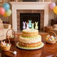 thumbnail image 1 of Eolstice Easter Cake Toppers, Bunny and Egg Cake Decor, Party Food Topper, for Easter Dessert, Baking, Celebration Cake, Spring Party, Table Centerpiece(A), 1 of 6