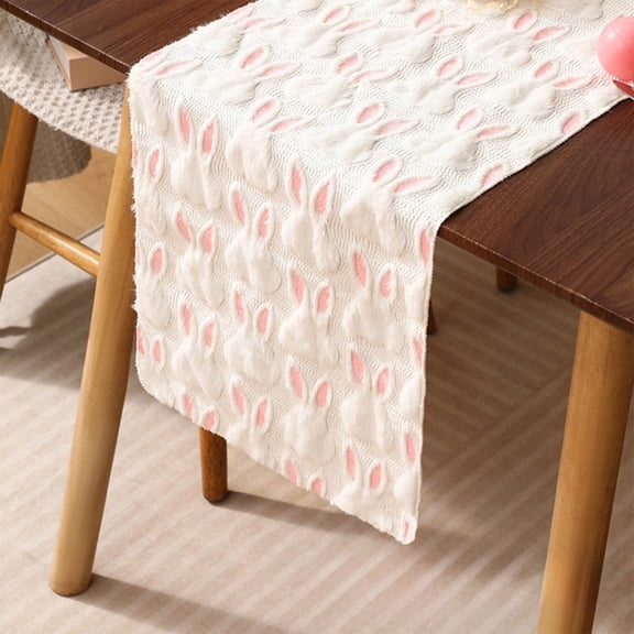 Eolstice Easter Scandinavian Fashion Table Flag, Party Decoration Banner, Mall Decoration Tablecloth, for Home Table, Spring Party, Festive Dining, Washable(M)