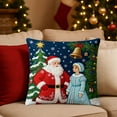 thumbnail image 1 of Eolstice Festive Christmas Pillow Covers with Soft Material and Zipper Closure, Decorative Pillow Cases for Living Room and Bedroom, for Gift Giving, Decor, and Cozy Settings(I), 1 of 6
