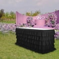thumbnail image 1 of Eolstice Five-Layer Pleated Party Tablecloth, Versatile Shape Table Cover, Festive Celebration Decoration, Home Event Accessory, 1 of 7