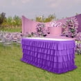 thumbnail image 1 of Eolstice Five-Layer Pleated Party Tablecloth, Versatile Shape Table Cover, Festive Celebration Decoration, Home Event Accessory, 1 of 7