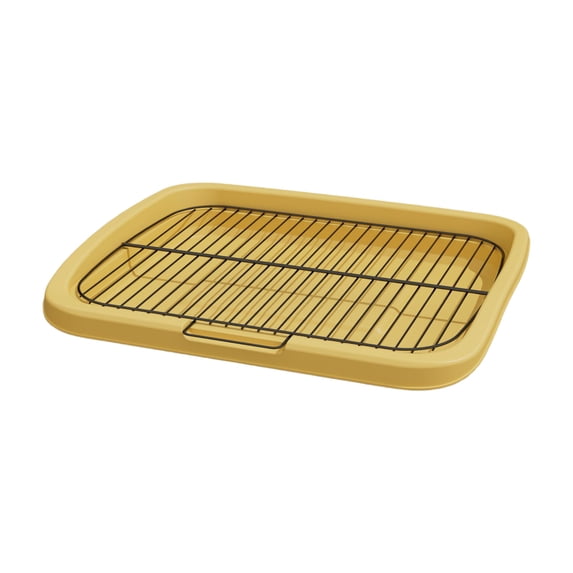 Eolstice Flat Bottom Dog Potty Training Tray, Detachable Washable Pet Urine Pad, Easy Clean Design Pet Loo For Small Medium Dogs