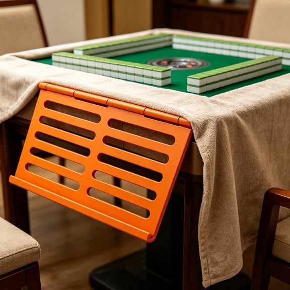 Eolstice Foldable Sliding Mahjong Stand, Portable Folding Pad Table Accessory, Space Saving Design, Perfect For Mahjong Games, Family Night And Home Use