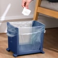 thumbnail image 1 of Eolstice Foldable Trash Can, Portable Collapsible Garbage Bag Holder for Outdoor Camping, Lightweight Easy Assembly Stand for Picnic Hiking Fishing Car Travel, Trash Bag Stand, 1 of 6