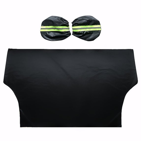 Eolstice Full Vehicle Winter Weather Protection Cover, Frost Sun Shield With Mirror Caps, All Season Car Exterior Preservation Layer Jacket