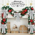 thumbnail image 1 of Eolstice Glitter Bow Ribbon Tape for Christmas Arrangements, Festive Tree Hanging Decor, Holiday Party Supplies for Gift Wrapping Indoor Outdoor Scenes, 1 of 7