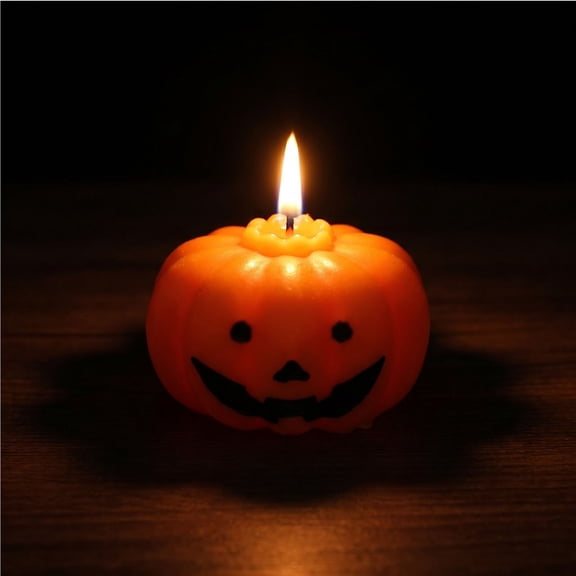 Eolstice Halloween Pumpkin Scented Candle, Soy Wax Aromatherapy Jar Candle, Festive Fall Decor for Party Gift, Thanksgiving Halloween Ambiance