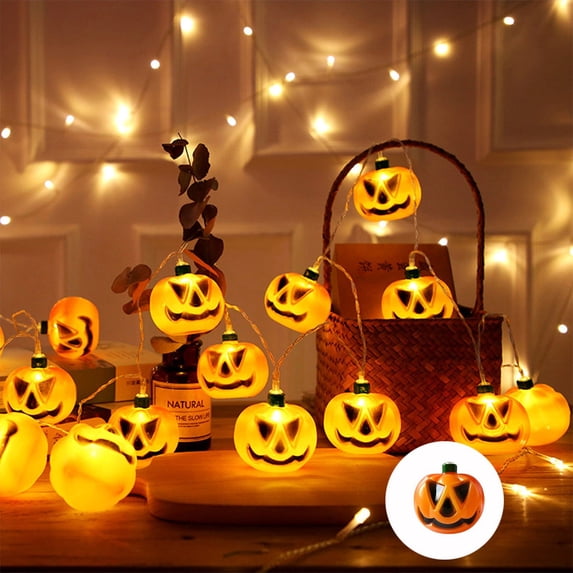 Eolstice Halloween String Lights, LED Decorative Fairy Lights, Battery Operated for Indoor Outdoor Use, Creating Holiday Atmospheres and Party Decor