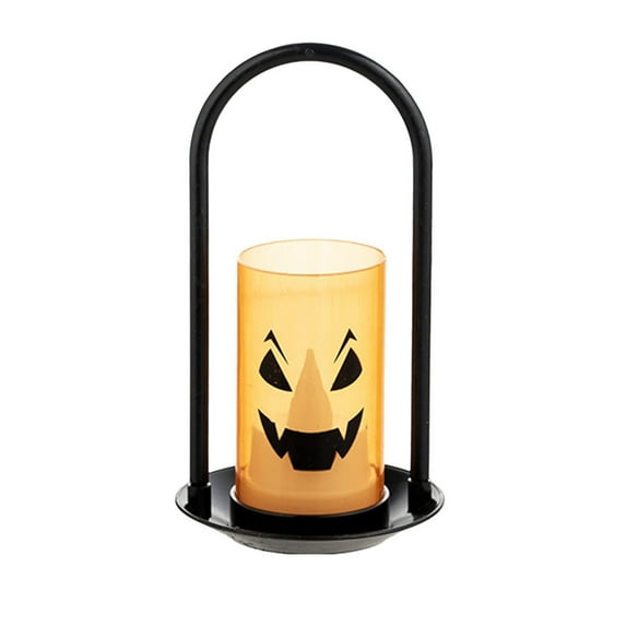 Eolstice Halloween Themed Candle Lamp, Decorative Display Piece, Soft Glow for Party Scenes, Suitable for Tables, Shelves, and Festive Home Accents Creating Ambiance
