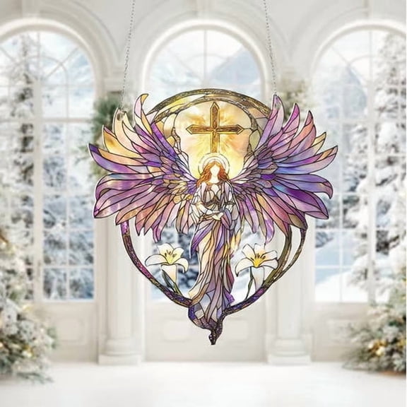 Eolstice Handcrafted Heavenly Window Ornament, Blessing Decor for Home and Living Spaces, for Room Decor, Gift Giving, and Seasonal Celebrations