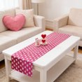 thumbnail image 1 of Eolstice Heart-shaped Sequined Mesh Table Runner, Glittery Sequined Party Table Decor, For Valentines's Day, Birthday Party, Wedding Decor, Festival Home Decor, Sparkling Accent(Red), 1 of 6