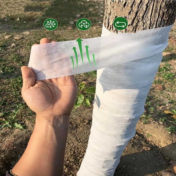 Eolstice Heavy-Duty Tree Wrapping Cloth, Insulation and Cold Proof Features, Garden Maintenance Fabric for Antifreeze Applications, for Wrapping Trees, Shrubs, Plants During Winter