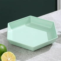 Eolstice Hexagonal Shape Serving Tray, Large Fruit Candy Display Platter, Living Room Coffee Table Entertainment Serving