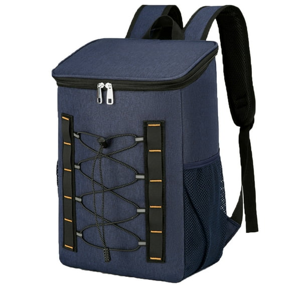 Eolstice Insulated Cooler Backpack Bag, Leakproof Portable Picnic Carrier, Large Capacity Camping Beach Tailgating Gear With Shoulder Straps Ice Compartment Storage