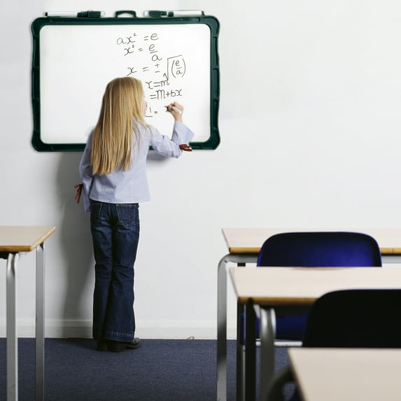 Eolstice Magnetic Dry Erase Board Double Sided Whiteboard Drawing Writing Message Center Hanging Wall Memo Board Home Office Organization