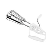 Eolstice Manual Hand Crank Egg Beater, Stainless Steel Whisk Mixing Tool, Kitchen Baking Cooking Essential for Cream Eggs