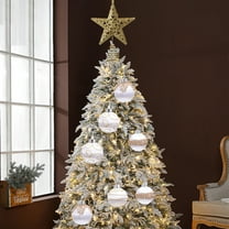 Eolstice Multicolor Christmas Ball Ornaments Set, Large Holiday Bulbs, Tree Decorations for Home and Party Festive Displays