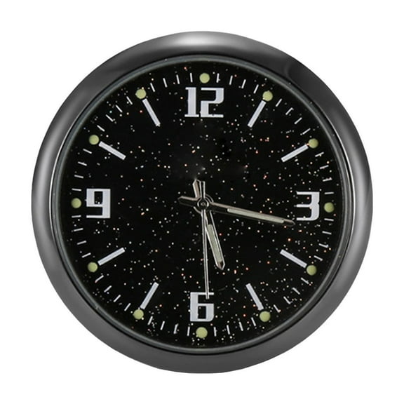 Eolstice Multifunctional Star Sky Car Watch, Luminous Quartz Car Clock, Adhesive Backing for Dashboard, Stick Anywhere, Vehicle Interior Decor, Novelty Gift