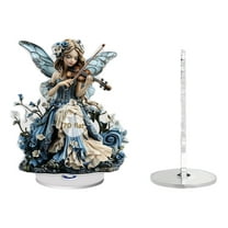 Eolstice Musical Rotating Display Stand, 360 Degree Spinning Miniature Decor, Battery Operated Novelty Ornament for Desk Shelf Display