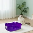 thumbnail image 1 of Eolstice Open Style Cat Litter Tray, Banding Out Proof Design, Pet Litter Box for Household Animal Care, 1 of 6
