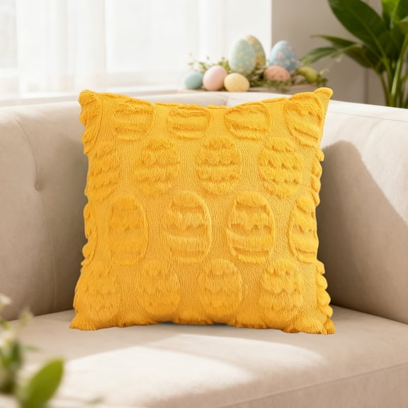 Eolstice Pillowcases Home Furnishings Sofas, Cushion And Throw Covers, Living Room Decor Textiles, Soft Furniture Protector, Decorative Accent Pillowcase(Yellow)