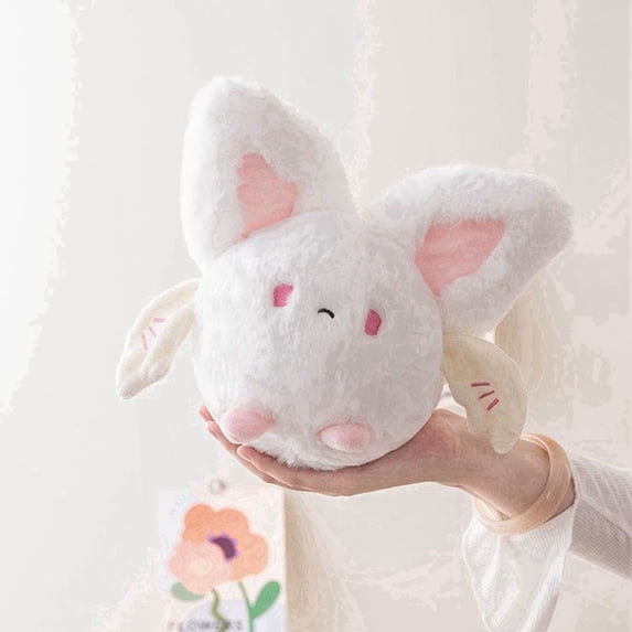 Eolstice Plushy Round Bats Toy, Soft Bedside Decor Plush, Cute Holiday Event Decoration for Home, Seasonal Displays, and Themed Room Accents