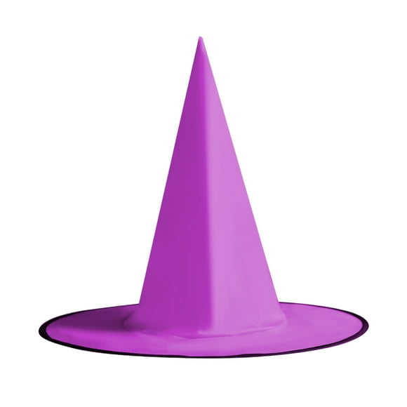 Eolstice Pointed Witch Style Halloween Hat, Soft Fabric Wizard Cap, Festive Headwear For Halloween Party Outfit Accessory