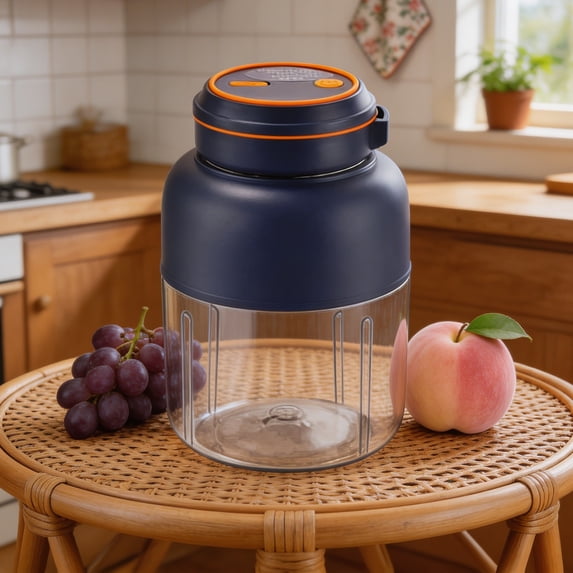Eolstice Portable Fruit Juicer, Ice Crushing Blender, Powerful Blades, Mixing Stirring Machine, Small Juice Extractor, Personal Blender, Smoothie Maker, Ice Crusher