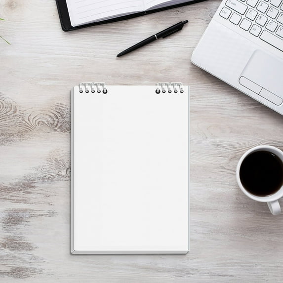 Eolstice Portable Loose-Leaf Binder Notebook, Refillable Note Organizer with Pocket, Journal Diary Writing Planner for School Office Home Organization Use