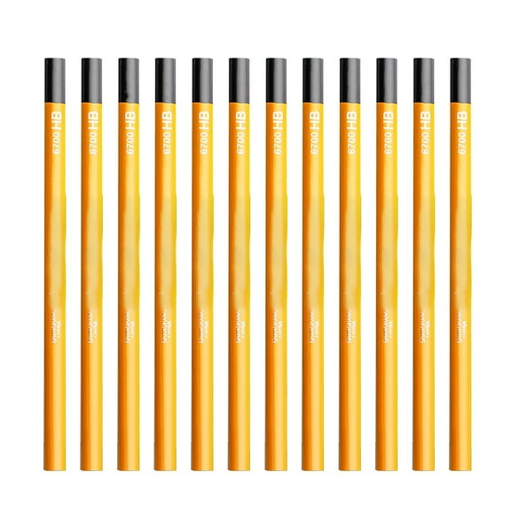 Eolstice Pre-Sharpened Staff Pencil Set With Sharpener, Homework Art Drawing Supplies, Hexagonal Design For Comfortable Writing Use