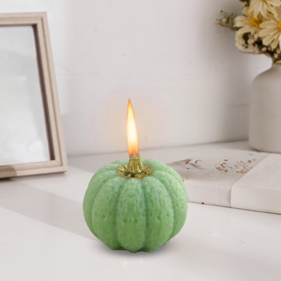 Eolstice Pumpkin Scented Halloween Candle, Handmade Simulated Pumpkin Decor, Ambient Aromatherapy Candle for Graceful Home