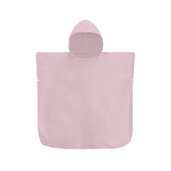 Eolstice Quick Dry Changing Robe With Adjustable Sleeves, Hooded Cover Up For Water Activities, Practical Beach Surf Swim Park With Secure Pockets And Toggle