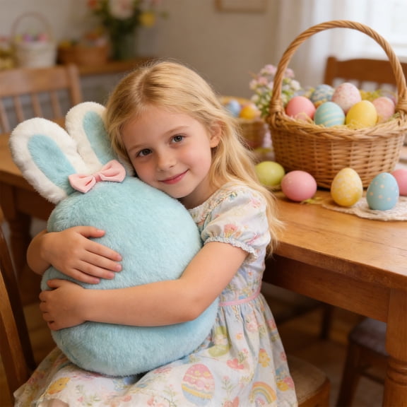 Eolstice Rabbits 3 in1 Blanket, Throw and Cushion Gift Set, Decorative Sofa Blanket for Cozy Comfort, Living Room Accent, Multipurpose Use