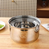 Eolstice Replacement Stainless Steel Inner Pot for Multifunctional Rice Cookers, Compatible with Various Models, Easy to Install and Clean for Perfect Rice Cooking Every Time