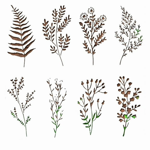 Eolstice Reusable Garden Fence Stencil Kit, Large Floral Painting Template Decor, DIY Wooden Wall Hedge Pattern For 2024 Craft Project Decoration