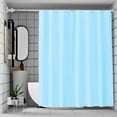 thumbnail image 1 of Eolstice Shower Stall Curtain Or Liner, Bathroom Water Repellent, Plastic Shower Curtain For Hotel And Home, Mold Resistant Barrier, Sturdy Tub Enclosure(Blue), 1 of 6