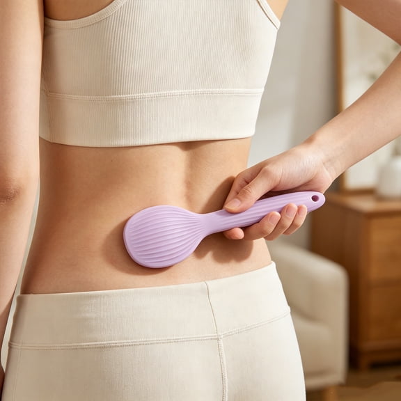 Eolstice Silicone Gua Sha Massage Board, Handheld Body Tapping Pat for Neck Shoulder Back, Manual Therapy Beater for Wellness Relaxation, Home Self-Care Tool