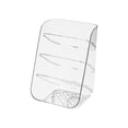 thumbnail image 1 of Eolstice Slanted Pen Holder Desktop Organizer, Stationery Supplies Storage Shelf, Desk Management Solution for Office Dorm Sundries Organization, 1 of 6