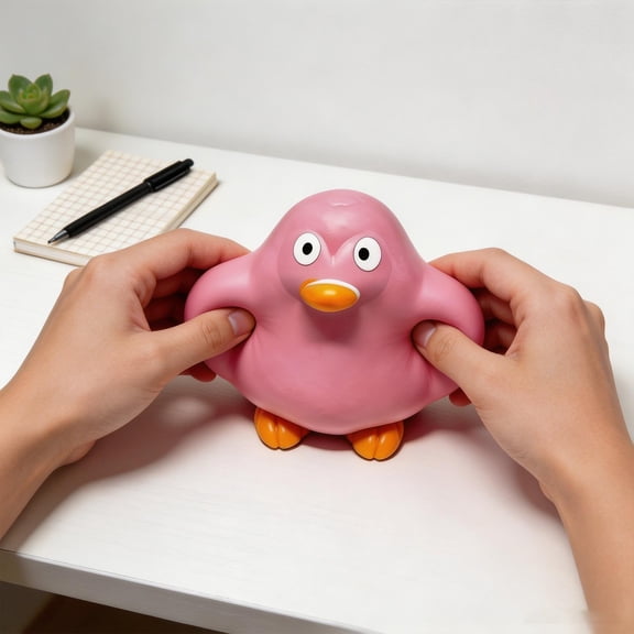 Eolstice Slow Rising Penguin Toy, Soft Elastic Squeeze Sensory, Anxiety Relief Stress Ball, Party Favors, Daily Relaxation, Desk Toy Fidget