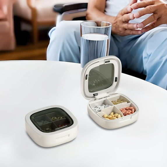 Eolstice Small Plastic Storage Box With Lid, Travel Portable Organizer Container, Household Mini Box For Crafts Parts Office Supplies