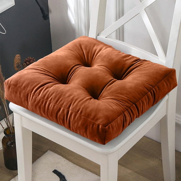 Eolstice Soft and Warm Winter Thickened Non-Slip Chair Cushion, Plush Cover for Student Stool and Tatami Chair, for Car Booster Seat, Office Use, and Home Decor
