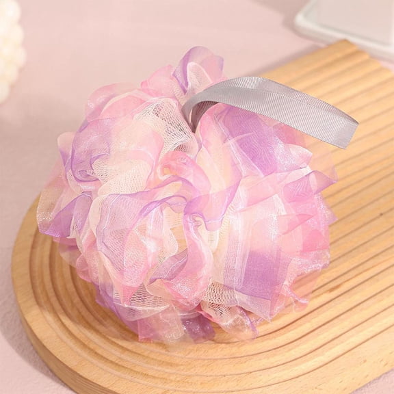 Eolstice Soft and Gentle Bath Flower with Non-Scattering Design, Scrubbing Bath Tool for Skin Care, for Daily Use, Gift Ideas, and Bathroom Comfort