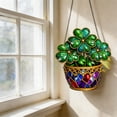 thumbnail image 1 of Eolstice St. Patrick's Day 2D Acrylic Disc Pendant, Window Decoration Porch Chain for Outdoor Decoration, Hanging Ornament, Spring Garden Decor(B), 1 of 5