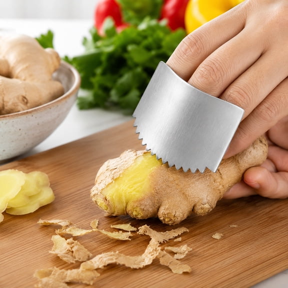 Eolstice Stainless Steel Vegetable Peeler 2 In 1, Julienne Cutter With Scraper Blade, Fruit Veggies Shredder Slicer For Potato Carrot Cucumber