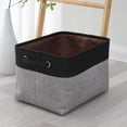 thumbnail image 1 of Eolstice Storage Baskets Fabric Storage Bins, Home Organization Bins, Foldable Storage Box For Toy And Clothes, Closet Organizer, Sturdy Collapsible Container(Gray), 1 of 6