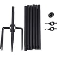 thumbnail image 1 of Eolstice Sturdy 10 FT Stainless Steel Outdoor Flag Pole, Heavy Duty Ground Flagpole with 5 Prong Base, Garden and Yard Flagpole for Patio Lawn Commercial Use, 1 of 9