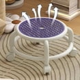thumbnail image 1 of Eolstice Swivel Rolling Seat Stool, Low Profile Mobile Sitting Solution, Comfort Cushioned Stool for Workshop Craft Station, 1 of 6